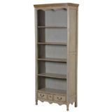Vieux Olive Green Aged Bookcase